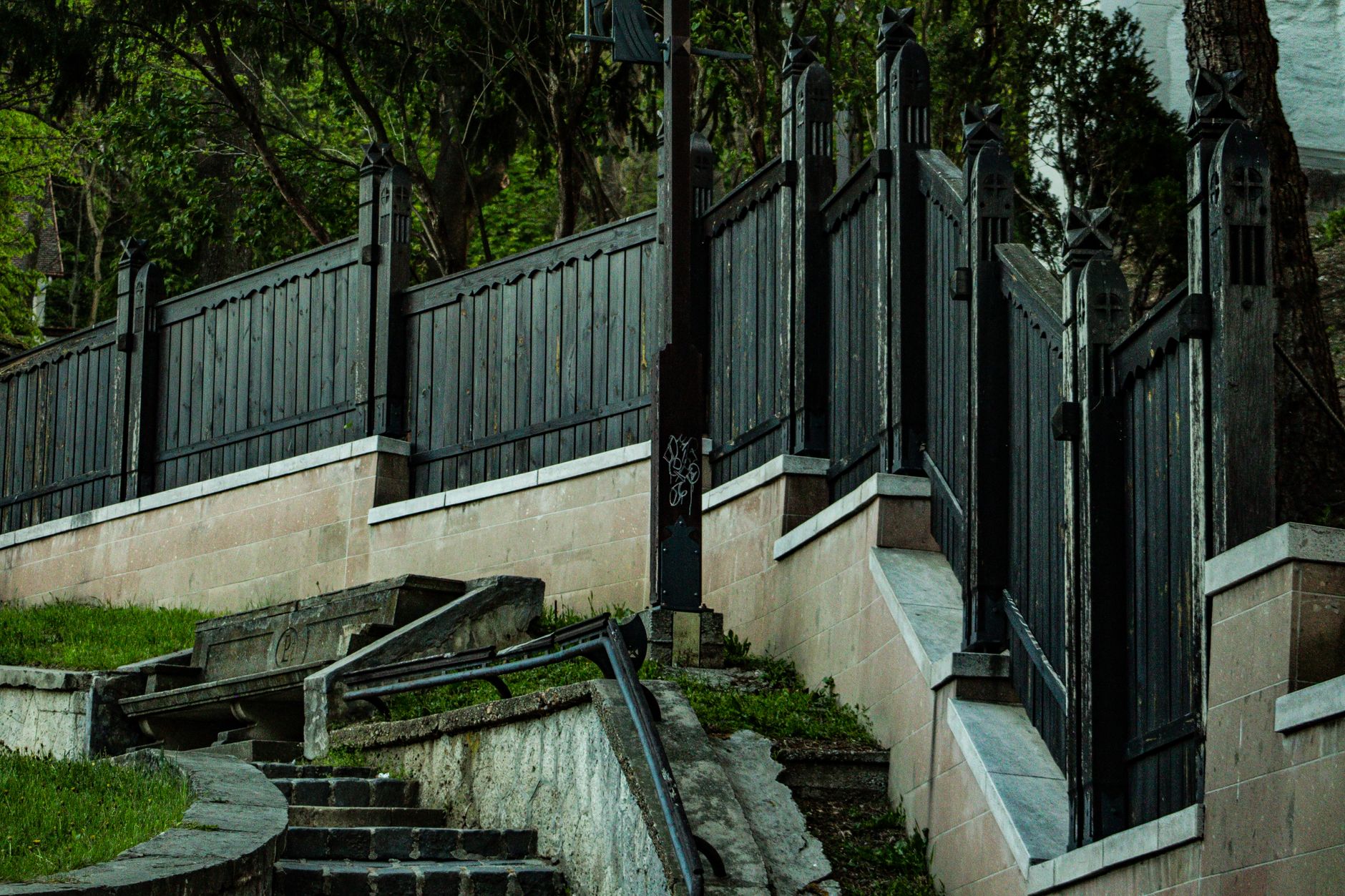 Kostenloses Stock Foto zu @draussen, alten zaun, architektur